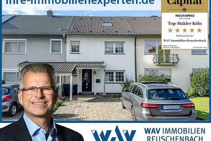 Gepflegtes Reihenhaus mit modernisierter Ausstattung, Garten, Keller und zwei Stellplätzen - Bergheim Quadrath-Ichendorf