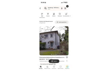 Charmantes Reihenendhaus Doppelhaus in Hamburg-Othmarschen mit Garten