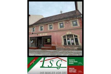 Zentrale Lage - Sanierungsbedürftiges Wohn- & Geschäftshaus - Mittweida