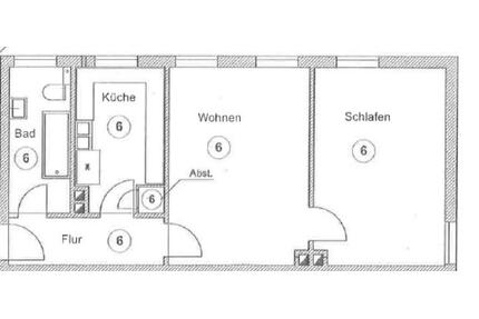 2 Zimme Whg. in zentraler Lage an Innenstadt - Würzburg Sanderau