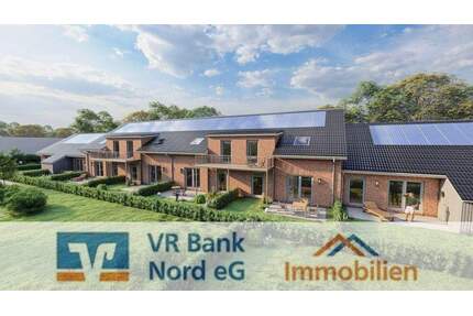 Grünes Quartier Klixbüll: Verkauf einer hochwertigen 2-Zi.Reihenhausmittelscheibe in KfW-40-Standard