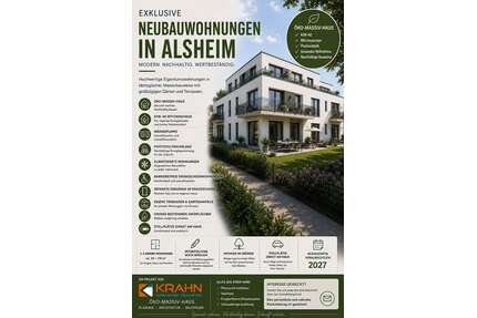 Wohnung zum Kaufen in Alsheim 320.000,00 € 80 m²