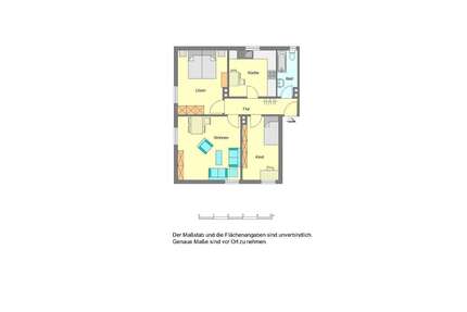 Wohnung zum Mieten in Detmold 459,00 € 62.06 m²