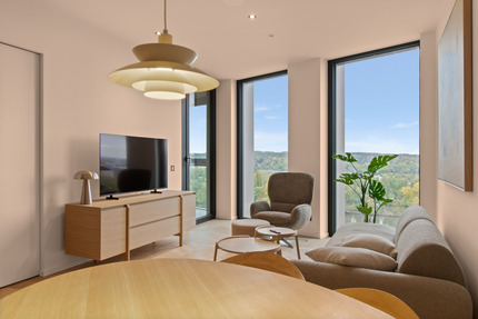 Towerlife - Stilvolle, voll möblierte 2-Zimmer-Wohnung direkt am Hafenpark - Frankfurt am Main Ostend