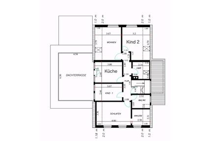 Kernsanierte 4-Zimmer-Wohnung mit großer Terrasse und 2Badezimmer - Hamm Herringen