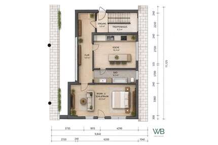 Wohnung zum Mieten in Aschersleben 420,00 € 60 m²