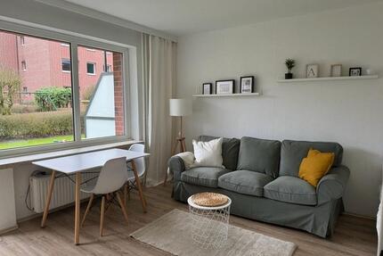 Schöne, ruhige und möblierte 1-Zimmer-Wohnung mit großer Terrasse - Hamburg Wandsbek