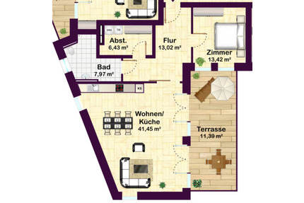 Moderne 2 Zimmer Wohnung in Sandkrug zum 01.06.26 zu vermieten - Hatten