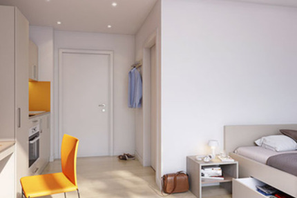 Modern möblierte 1-Zimmer-Wohnung - Darmstadt Darmstadt-Nord