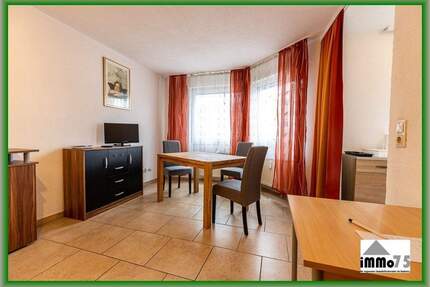 schickes voll möbliertes 1,5 Zimmer Appartement in zentraler ruhiger Lage - Pforzheim Oststadt