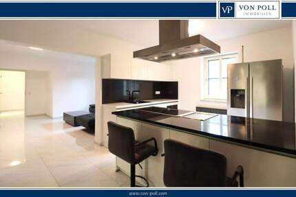 Hochwertig sanierte Souterrainwohnung mit Einbauküche in zentraler Lage! - Burgoberbach