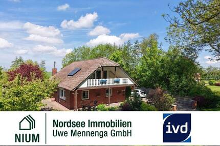 8.041 m² Freiheit - Gepflegtes Wohnhaus mit FeWo in ruhiger deichnaher Lage - Norden Leybuchtpolder