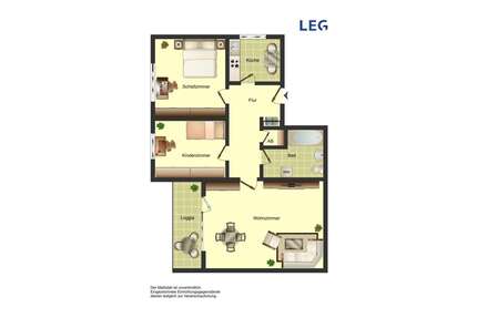 Wohnung zum Mieten in Bergkamen 539,00 € 78 m²
