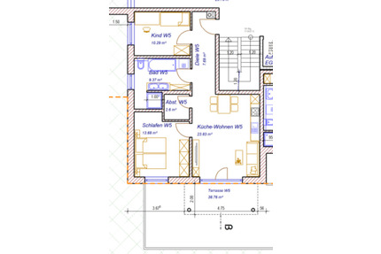 3-Zimmerwohnung 78,31m³ im Erdgeschoß - Schwarzenfeld