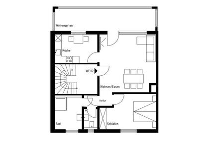 Helle 2ZKB Wohnung im Herzen von Rheine Dorenkamp kernsaniert