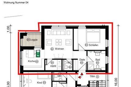 Münster-Rumphorst: 2-Zimmer-Wohnung zu vermieten, Neubau 2020