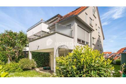 Erdgeschosswohnung mit 2 Zimmern, EBK, Süd-Terrasse und modernisiertem Bad - Schwaikheim