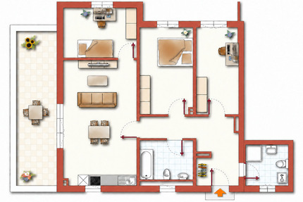 Wohnung zum Mieten in Simbach 973,00 € 105.15 m²