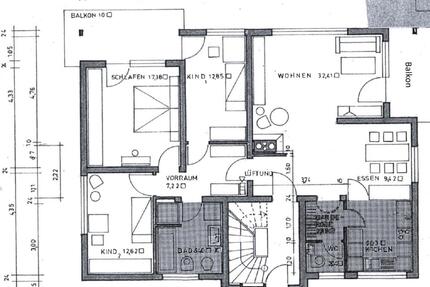 2 Wohnungen 4Zi. EG + 2 Zi. ELW, 120+53m², EBK, Garten, Garage - Burgstetten