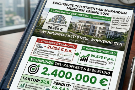 Wohnung zum Kaufen in Erding 2.400.000,00 € 556.38 m²