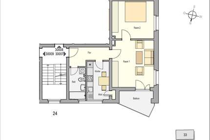 Wohnung zum Mieten in Essen 456,00 € 53.62 m²