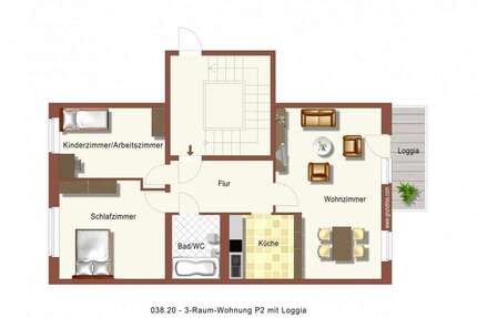 Wohnung zum Mieten in Lübben (Spreewald) 387,26 € 57.8 m²