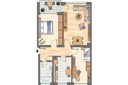 ! 3-Zimmer-Wohnung in Castrop-Rauxel Habinghorst