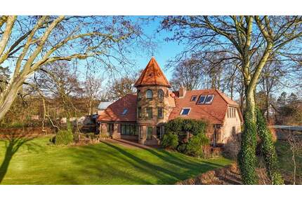 Exklusives Architektenhaus mit parkähnlichem Grundstück und Weitblick in Wolmersdorf