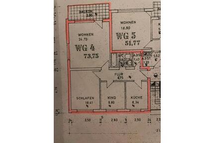3 Zimmerwohnung zu vermieten - 1.450,00&nbsp;EUR Kaltmiete, ca.&nbsp; 74,00&nbsp;m&sup2; in Wiesbaden (PLZ: 55252) Mainz-Kastel