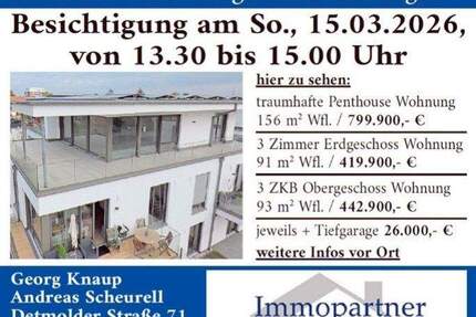 Offene Besichtigung am Sonntag, den 15.03. von 13.30 bis 15.00 Uhr. - Paderborn Elsen