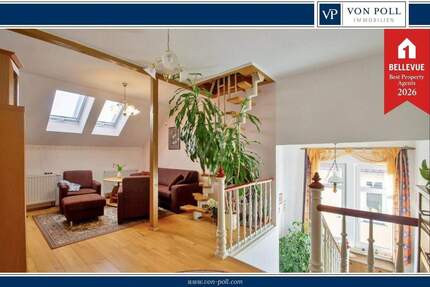 Ruhig gelegene Maisonettewohnung über drei Etagen mit Balkon und Stellplatz - Erfurt Daberstedt