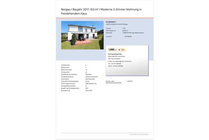 Moderne 3 Zimmer Wohnung - 992,00&nbsp;EUR Kaltmiete, ca.&nbsp; 83,00&nbsp;m&sup2; in Schwäbisch Gmünd (PLZ: 73529) Bargau