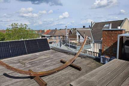 Loftartiges Wohnen mit Empore & Dachterrasse - 142 qm Wohnfläche mit Stellplatz in ruhiger Innenstadtlage - Krefeld Stadtmitte