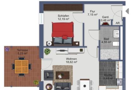 Erdgeschosswohnung zur Miete in HH-Lohbrügge - Reinbek