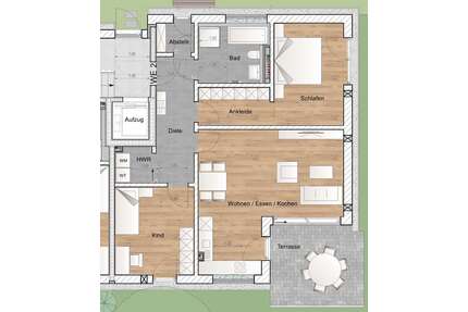 Wohnung zum Mieten in München 2.185,00 € 88 m²