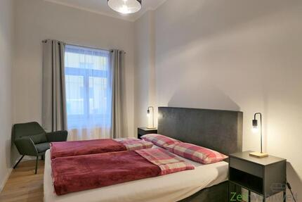 (EF1108_M) Dresden: Pieschen-Süd, neu möblierte 2-Zimmer-Wohnung im Hochparterre, Reinigungsservice inklusive