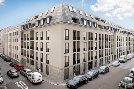 Neubau! Stilvolle 4-Zimmer-Wohnung mit Loggia und Balkon im Zentrum-Ost - Leipzig Mitte