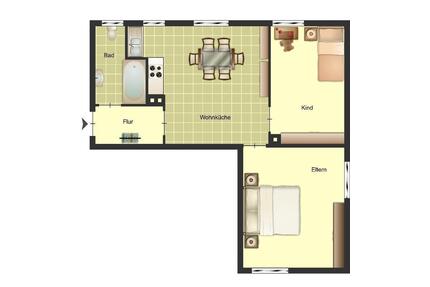 Demnächst frei! 2-Zimmer-Wohnung in Duisburg Huckingen