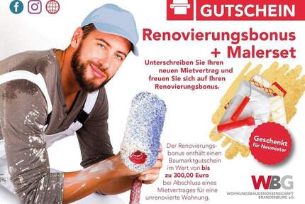 WBG - 3 Zimmer, modernes Wohlfühlbad u. Balkon! - Brandenburg Hohenstücken