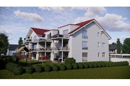 *** 2-Zimmer-Wohnung im 1. OG mit Westbalkon - Neubau Mehrfamilienhaus mit 15 Einheiten *** - Sontheim-Attenhausen