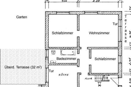 Gut geschnittene Erdgeschosswohnung mit Garten - Sterley