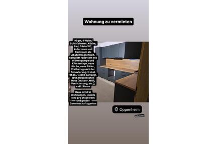 4 ZKB Wohnung in Oppenheim zu vermieten