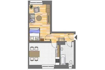 Wohnung zum Mieten in Dortmund 176,35 € 34.92 m²