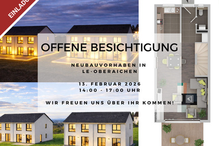 Platz für Familie und Zukunft: Neubau-Doppelhaushälfte mit 136 m², PV & KfW-Förderung, LE-Oberaichen - Leinfelden-Echterdingen
