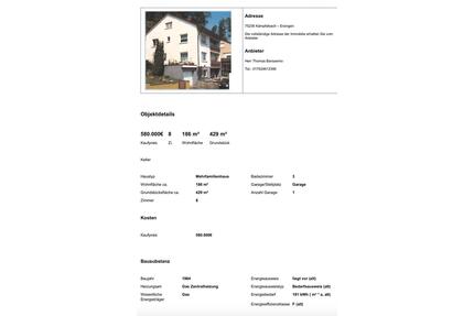 3 Familienhaus - 580.000,00&nbsp;EUR Kaufpreis, ca.&nbsp; 186,00&nbsp;m&sup2; in Kämpfelbach (PLZ: 75236)