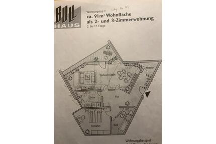 91 m² mit Traumblick bis zum Siebengebirge in Köln-Mülheim - Remscheid Reinshagen
