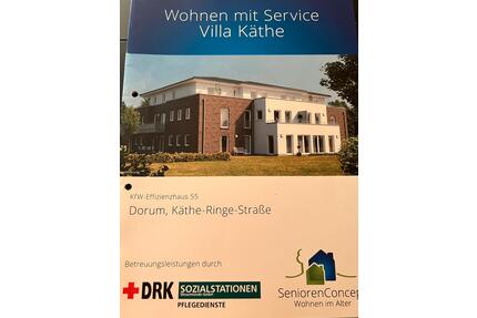 Seniorenwohnung in Dorum - 620,00&nbsp;EUR Kaltmiete, ca.&nbsp; 63,00&nbsp;m&sup2; in Wurster Nordseeküste (PLZ: 27639)