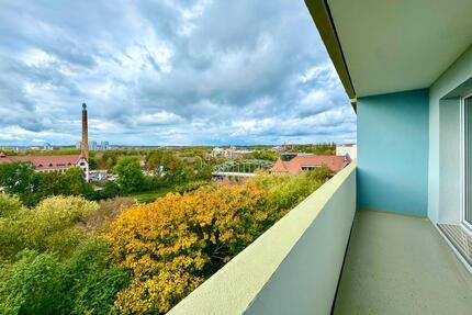 Wohnen mit Aussicht: Helle 2-Raumwohnung an der Saale - Halle (Saale) Damaschkestraße