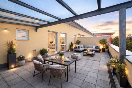 Lichtdurchflutete Dachterrassenwohnung in toller Lage - Poing