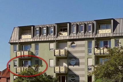 (12537_21) MGN: ruhige 2-Zimmer Wohnung mit Balkon und Aufzug, Kabel-TV und Hausmeisterdienste inklusive - Meiningen